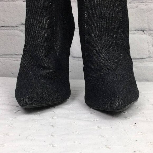 " BUTTERFLY DENIM DREAMS " Black Denim with Embroidery ( BRAND NEW !! ) - Picture 3 of 7